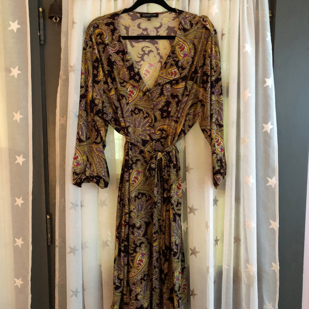 Paisley button front dress by Jones New York - 3x